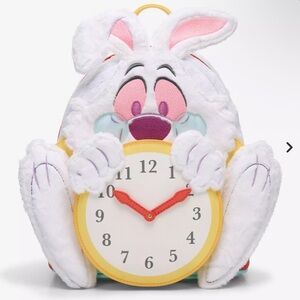Alice in Wonderland White Rabbit Figural Disney Loungefly Mini Backpack